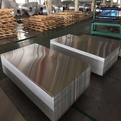 5000 Series Anodized Aluminium Metal Sheet 500mm-3000mm Alloy untuk penggunaan industri