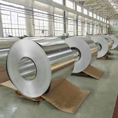 Anodized Aluminium Metal Coil Untuk Transportasi 20-6000mm Panjang