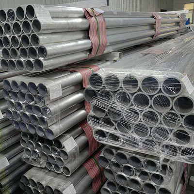 T3-T8 ASTM 3003 H14 Mill Aluminium Round Tubes Finished Kelas Pesawat