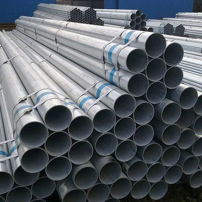 4 Inch Galvanized Steel Metal Pipe Zinc Coating 40g/M2-600g/M2