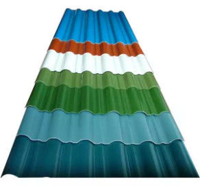 0.45mm 0,6Mm tebal Zinc dilapisi Prepainted Steel Roofing Sheet corrugated Metal Roofing Sheet