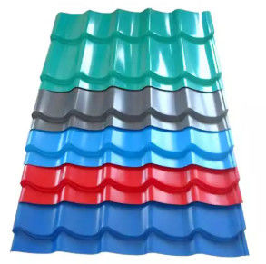 0.45mm 0,6Mm tebal Zinc dilapisi Prepainted Steel Roofing Sheet corrugated Metal Roofing Sheet